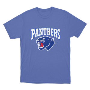 Degrassi Panthers Classic Mascot Unisex T Shirt Blue