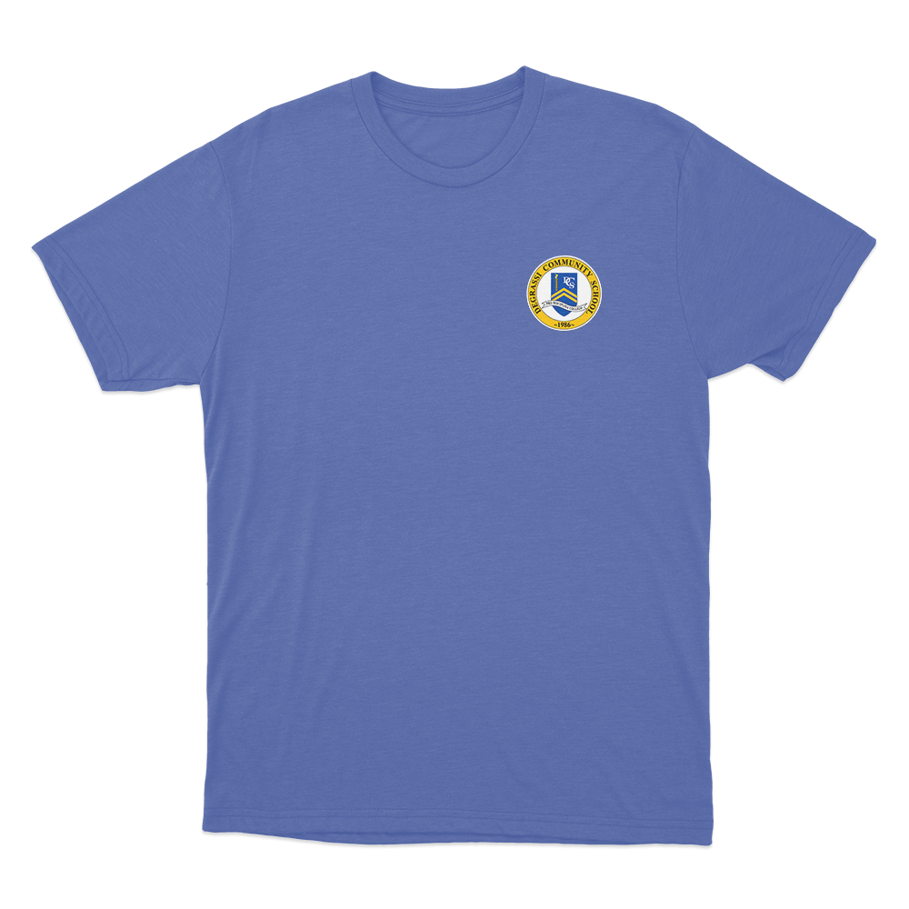 Degrassi School Crest Unisex T Shirt Blue Degrassi School Crest Unisex T Shirt Blue