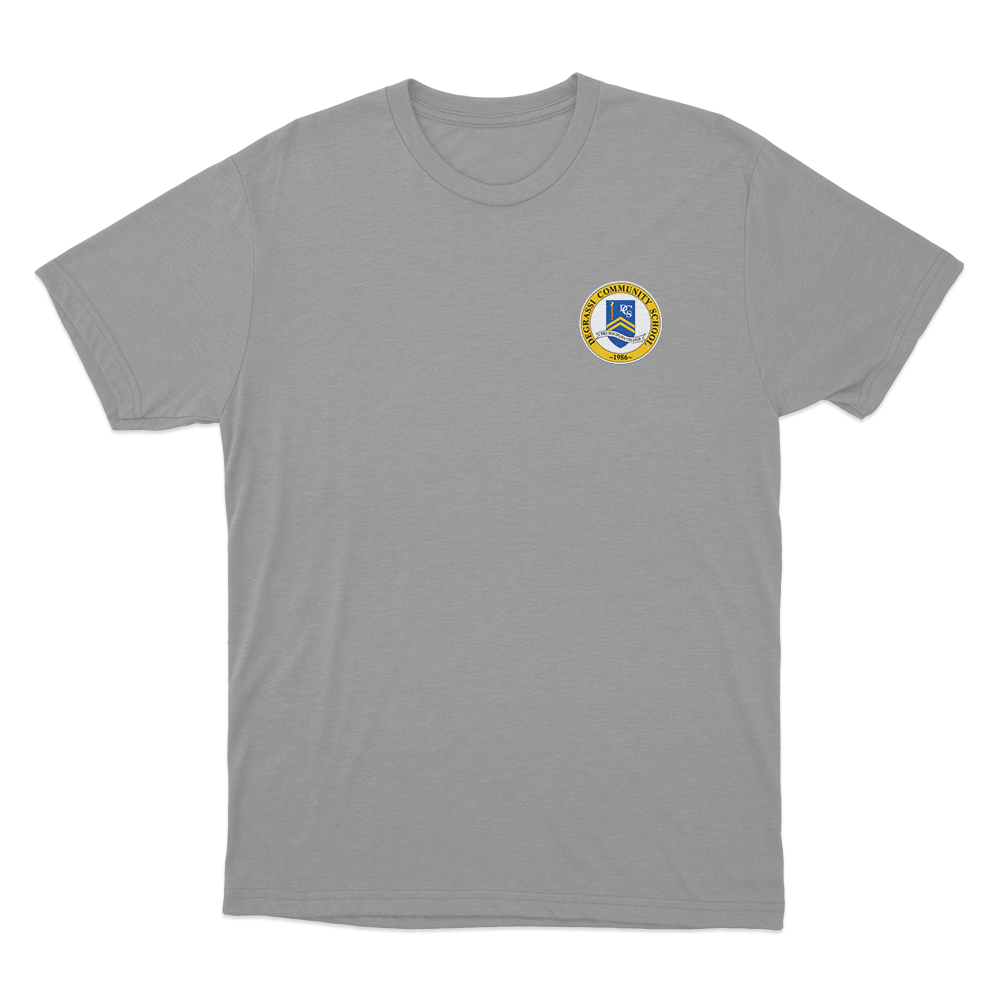 Degrassi School Crest Unisex T Shirt Grey Degrassi School Crest Unisex T Shirt Grey