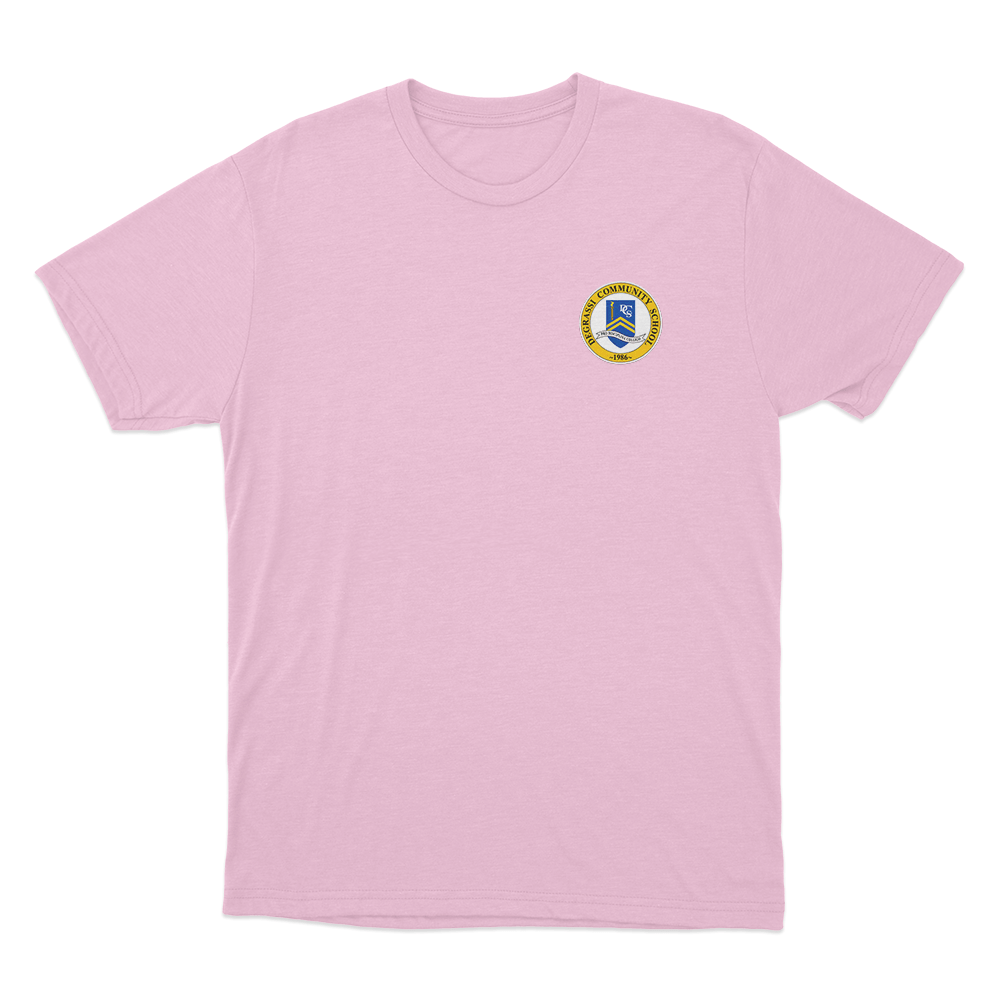 Degrassi School Crest Unisex T Shirt Pink Degrassi School Crest Unisex T Shirt Pink