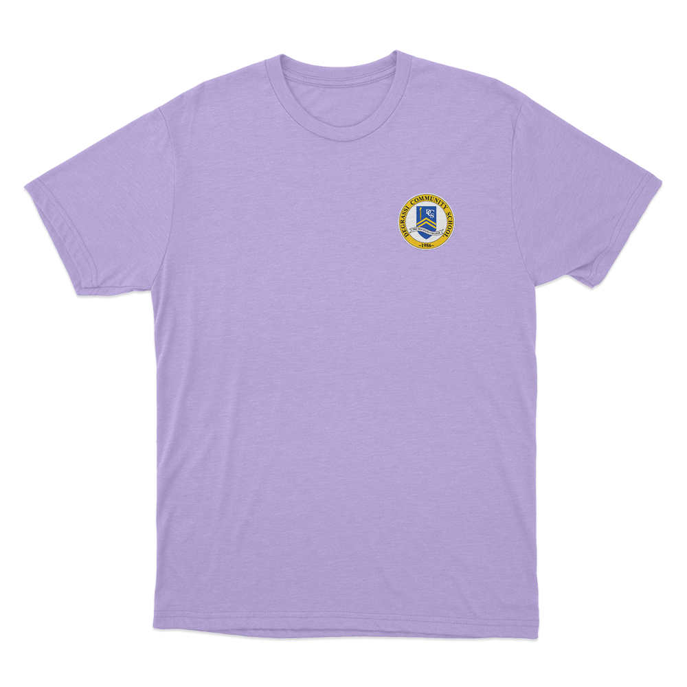 Degrassi School Crest Unisex T Shirt Purple Degrassi School Crest Unisex T Shirt Purple