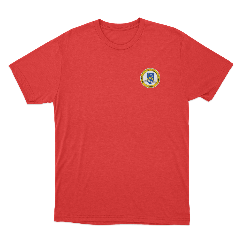 Degrassi School Crest Unisex T Shirt Red Degrassi School Crest Unisex T Shirt Red