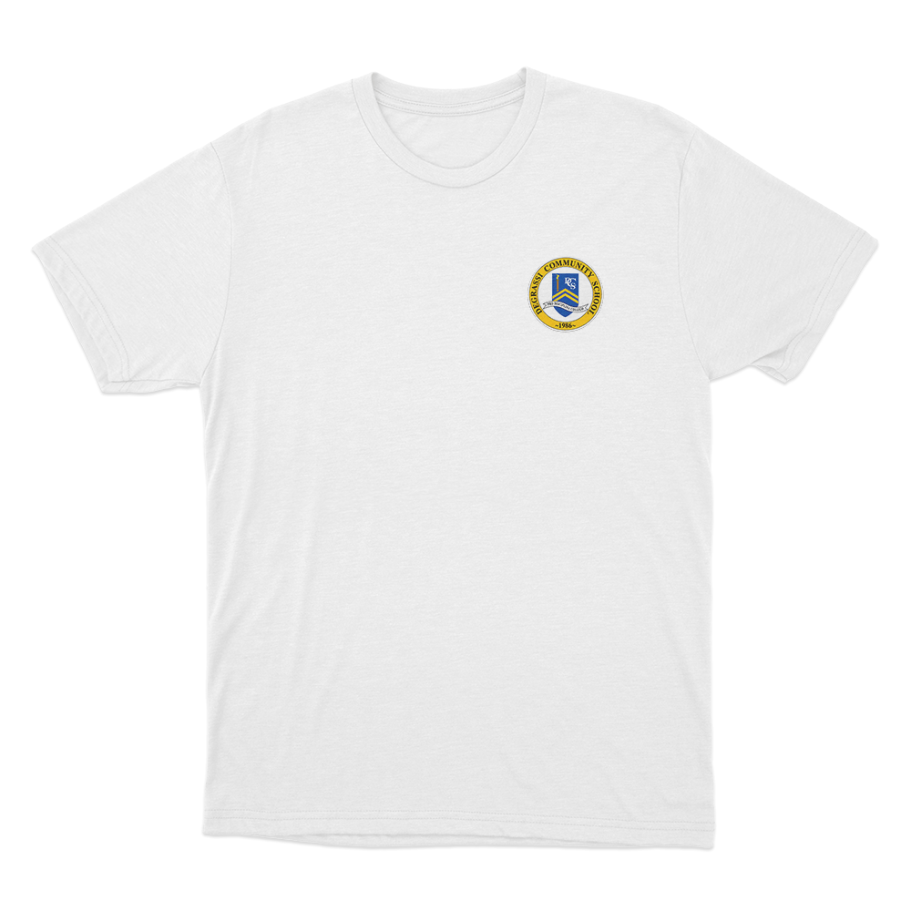 Degrassi School Crest Unisex T Shirt White Degrassi School Crest Unisex T Shirt White