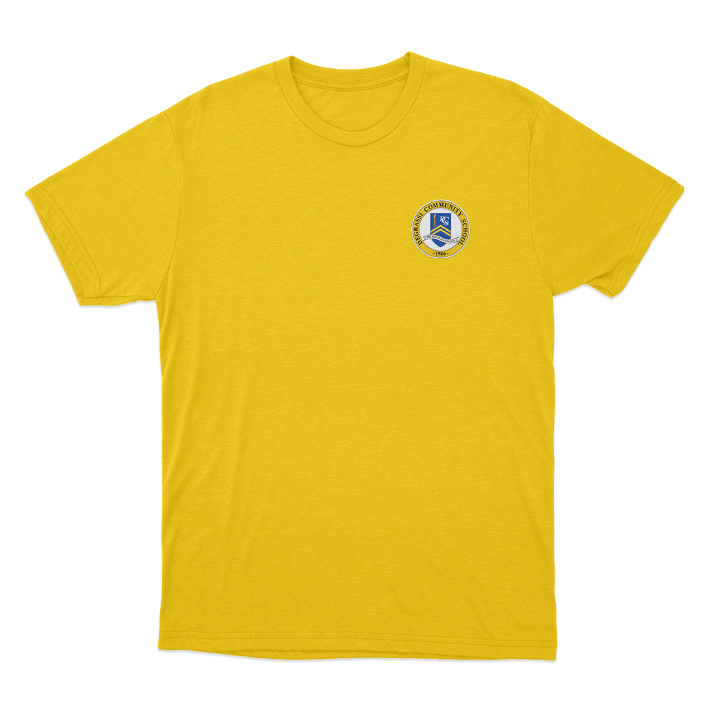 Degrassi School Crest Unisex T Shirt Yellow Degrassi School Crest Unisex T Shirt Yellow