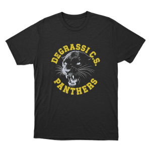 Degrassi Vintage Panther Unisex T Shirt Black