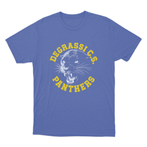 Degrassi Vintage Panther Unisex T Shirt Blue